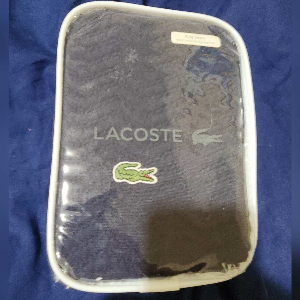 Lacoste Coverlet Chevron King Pillow Sham